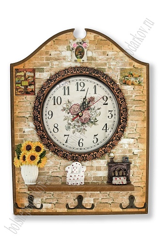 Ключница деревянная 28*37 см, №8 (в ассортименте)