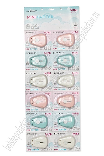 Нож с выдвижным  лезвием 6 см (12 шт) SF-7837, №2