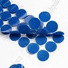 Липучка круглая 3 см самоклеящаяся (100 шт) SF-5921, синий №80
