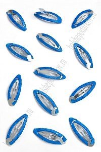 Заколка-основа 5 см, с репсовой лентой (20 шт) SF-351, синий №40