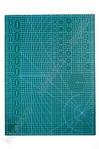 Коврик для рукоделия двухсторонний А2 (SF-6073) зеленый