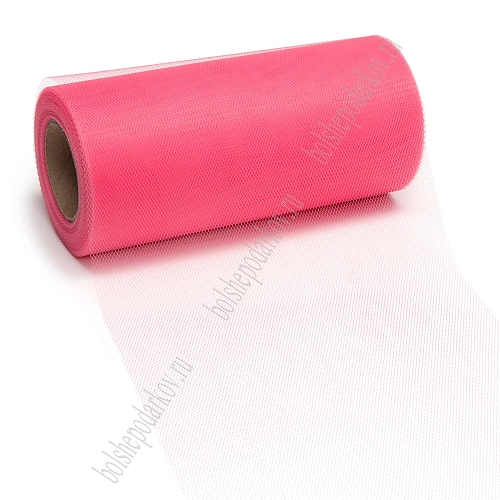 Фатин в шпульках 15 см*25 ярд (SF-603) коралловый №43