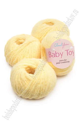 Пряжа &amp;quot;Baby Toy&amp;quot; 40 гр (10 шт) SF-7842, желтый