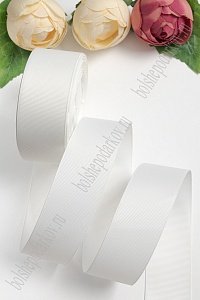 Лента репсовая 4 см*20 ярд (SF-3452) молочный №42