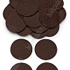 Фетровые кружочки 4 см (1000 шт) шоколадный