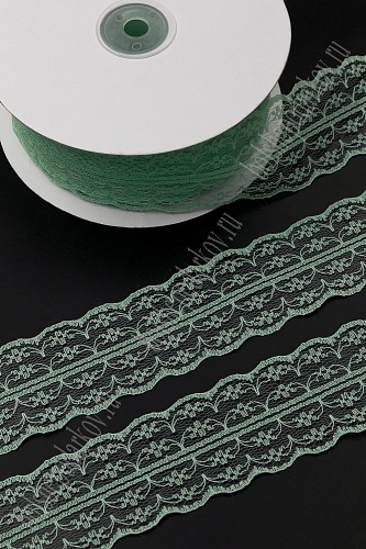 Кружево 4,5 см*50 ярд (SF-7779) мятный №6
