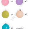 Набор новогодних шаров 5 см (30 шт) SF-8000, микс