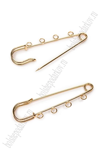 Булавка декоративная 7 см (110 шт) SF-1644, золото