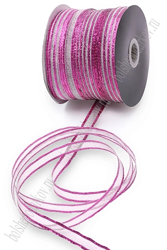 Лента декоративная 1 см*150 ярд (6-15-832)