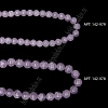 Бусины круглые на леске 10 мм (SF-8082) кварц имитация фиолетовый