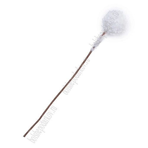 Ягодки на веточке 0,8 см (100 шт) SF-7799, белый №7