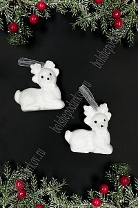 Новогодние украшения &quot;Олени&quot; 7*7 см (2 шт) SF-7550