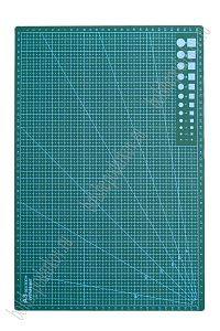 Коврик для рукоделия двухсторонний А3 (SF-6074) зеленый