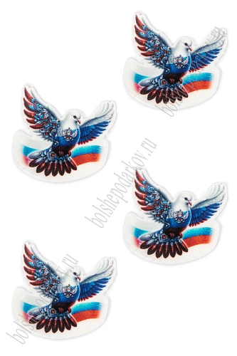 Кабошон-вырубка &amp;quot;9 мая&amp;quot; 3,5*3,2 см (10 шт) SF-5946, №45