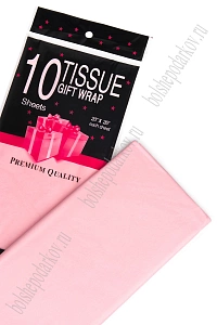 Бумага тишью 50*66 см (10 листов) SF-914, светло-розовый №1896