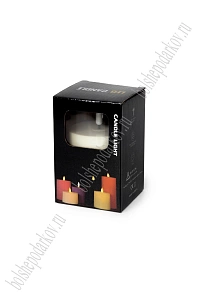 Свеча светодиодная на батарейках 8*8*13 см (1 шт) SF-8046, №2