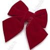 Новогодние банты 13,5*14 см (2 шт) SF-1698, красный