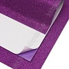 Фоамиран глиттерный самоклеющ. А4 (10 листов) SF-1957, темно-сиреневый №021