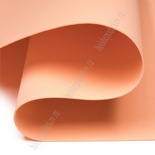 Фоамиран 1 мм, Китай 60*70 см (10 листов) SF-5822, розовый персик №1078