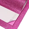 Фоамиран глиттерный самоклеющ. А4 (10 листов) SF-1957, фукси №003А