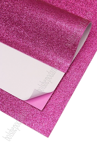 Фоамиран глиттерный самоклеющ. А4 (10 листов) SF-1957, фукси №003А