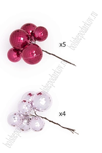 Набор шаров на проволоке (54шт) SF-8007, микс №2