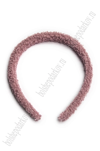 Ободки для волос меховые 1,2 см (10 шт) SF-7630, пенка №20