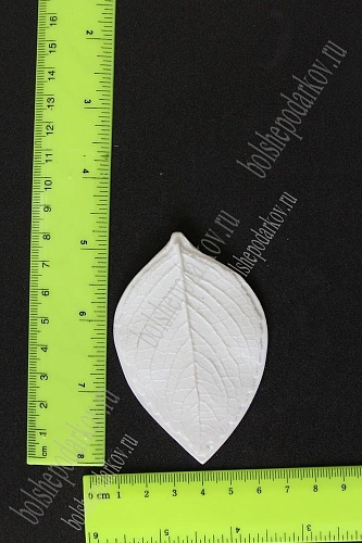 Молд лист, роза, арт. 0021