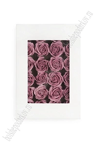 Мыльные цветы для декора "Роза" 5*5,5 см (24 шт) SF-7993, фиолетовый