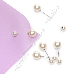 Брошь-игла 4,5 см (10 шт) SF-2127, серебро №3