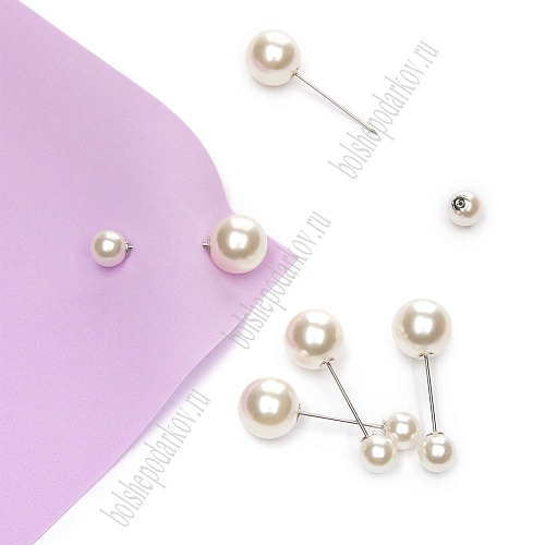 Брошь-игла 4,5 см (10 шт) SF-2127, серебро №3