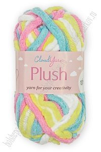 Пряжа &quot;Plush&quot; 50 гр (10 шт) SF-7845, мультиколор №4
