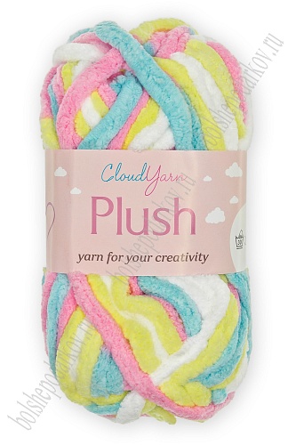 Пряжа &amp;quot;Plush&amp;quot; 50 гр (10 шт) SF-7845, мультиколор №4