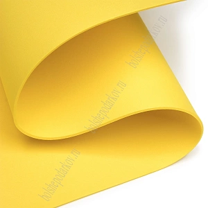 Фоамиран 2 мм, Китай 40*60 см (10 листов) SF-3422, желтый