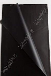 Пленка матовая для цветов с кантом &quot;Строчка&quot; 58*58 см (20 шт) SF-2356, черный