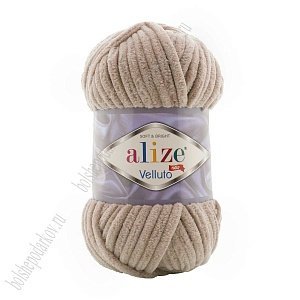 Пряжа &quot;Velluto&quot; 100 г*68 м (5 шт) бежевый №530