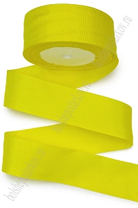 Лента репсовая 4 см*20 ярд (SF-3452) желтый №0015