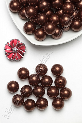 Бусинки 22 мм*50 гр (SF-6016) шоколадный