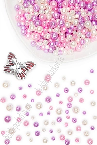 Бусинки (50 гр) SF-8065, микс 6/8/10 мм, ассорти №5