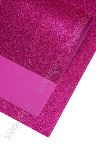 Фоамиран глиттерный 2 мм, 40*60 см Premium (10 листов) SF-3010, фукси №004