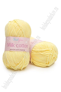 Пряжа "Milk cotton" 50 гр (10 шт) SF-7848, желтый