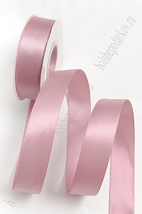 Лента атласная двусторонняя 2,5 см*25 ярд (SF-7276) пенка №0097