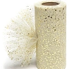 Фатин с пайетками 15 см*25 ярд (SF-605) айвори №33