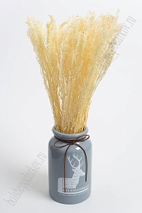 Ваза с надписью, керамика (SF-2834) серый