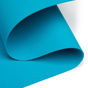 Фоамиран 2 мм, Китай 40*60 см (10 листов) SF-3422, бирюзовый №028