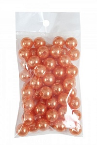 Бусинки 12 мм*50 гр (SF-1445) темно-персиковый №505)
