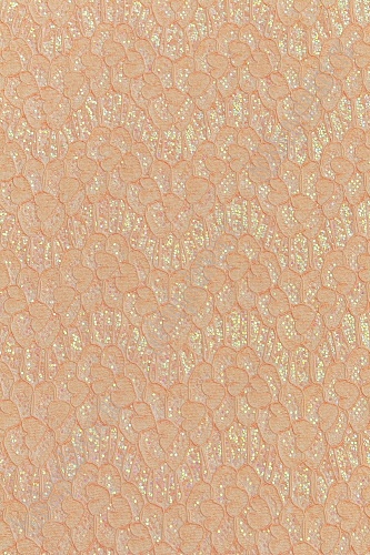 Кожзам с блесткими &amp;quot;Кружево&amp;quot; А4 (5 листов) SF-5988, персиковый №12