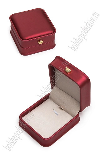 Коробочка для украшений 7,2*8,3*3,5 см (SF-8115) бордовый