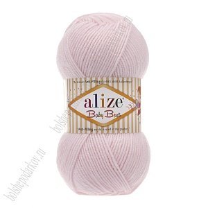 Пряжа &quot;Baby best antipilling&quot; 100 г*240 м (5 шт) розовая пудра №184