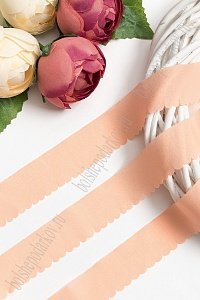 Лента шифоновая 3 см*1,4 м (5 шт) SF-5848, персиковый №14